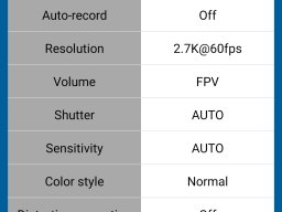 2.7K@60fps EIS Ex0.7 Center-Weighted